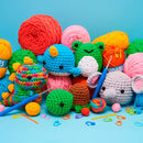 Crochet & Knitting Yarn for Beginners with Easy-to-See Stitches, Worsted Medium
