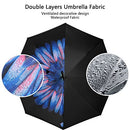 Double Layer Inverted Umbrella Reverse Folding Umbrellas Windproof (Sunflower)