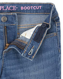 The Children's Place Girl's Basic Skinny Jeans, Blueberry Wash/Md Lara Wash/True Indigo, 8