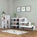 Shoe Rack, 6 Tier Shoe Storage Cabinet 24 Pair Plastic Shoe Shelves Organizer