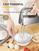 Hand Mixer 350W Power Advantage Electric Handheld Mixers with 5 Stainless Steel