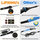 Soldering Iron Kit Electronics 80W LCD Adjustable Temperature 180-520°C Welding Tools