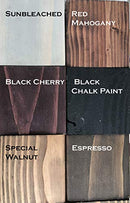 Hanging Wall Planter Wooden Hand Crafted Set of 2, Choice of Stain Color