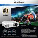 1080 3-chip 3LCD 1080p Projector, 3400 lumens Color and White Brightness