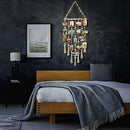 Hanging Photo Display Macrame Wall Hanging Photo Holder with 8 Modes USB Plug