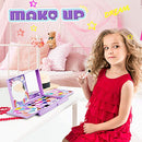 Kids Makeup Kit for Girls Princess Real Washable Cosmetic Pretend Play Toys