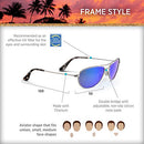 Patented PolarizedPlus2 Lenses Polarized Lifestyle Sunglasses