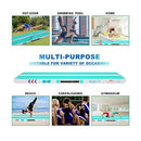 WelandFun Air Mat Tumble Track 10ft/13ft/16ft/20ft Inflatable Gymnastics Tumbling Mat 4/6/8 inchs Thickness Mats for Home Use/Gym/Yoga/Training/Cheerleading/Outdoor/Beach/Park wih Electric Air Pump