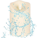 Flickering Flameless Candles Waterproof Outdoor Candles Battery Operated  Pack of 3