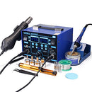 Safe 2 in 1 Soldering Iron Hot Air Rework Station °F /°C with Multiple Functions