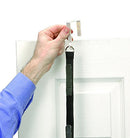 CapRack18 Over-The-Door Cap Organizer, Two Straps, Holds Up To 18 Caps, Black