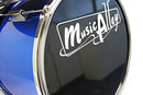 Music Alley 3 Piece Kids Drum Set with Throne, Cymbal, Pedal & Drumsticks, Blue