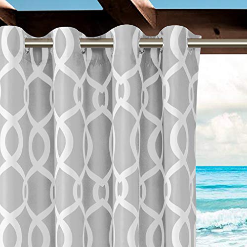 Outdoor Curtains for Patio, Pergola, Porch, Deck, Lanai, and Cabana - 2 Panels