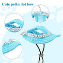 Pet Baseball Hat Round Brim Princess Cap Dog Visor Hat Sun Protection Cap