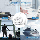 Travel Power Strip, NTONPOWER 3 Outlets 3 USB Portable Desktop Charging Station