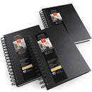 Watercolor Sketchbook, Pack of 3, 5.5 x 8.5 Inches, 32 Sheets — 64 Pages Each