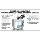 Pressure Cooker Stainless Steel, Small, Silver