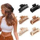 Large Claw Clips For Thick Hair, Big Hair Clip For Thin Hair, Girls' Hair Clips Claw, Neutral