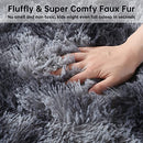 5.3 x 7.5 Feet Shag Area Rug, Super Soft Fluffy Shaggy Rugs Floor Carpet for Living Room
