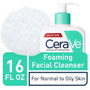 Foaming Facial Cleanser, Makeup Remover and Daily Face Wash