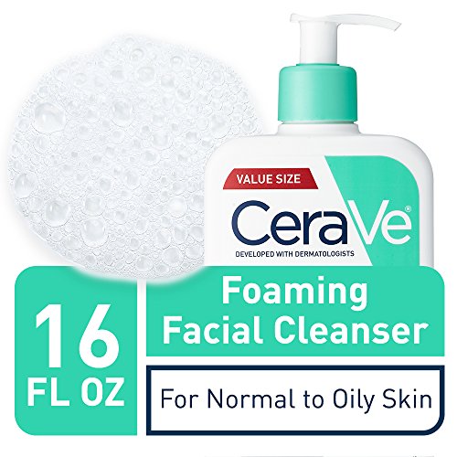 Foaming Facial Cleanser, Makeup Remover and Daily Face Wash