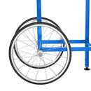 Great Northern Popcorn Blue 8 oz. Foundation Vintage Style Popcorn Machine /Cart