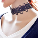 Trasfit 10 Pieces Lace Choker Necklace for Women Girls, Black Classic Velvet Stretch