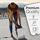 8 Piece Deluxe Set Compression Packing Cubes for Travel with HybridMax Double Capacity