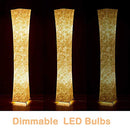 61" Soft Light Floor Lamp,LEONC RGB Color Changing LED Tyvek Fabric Shade