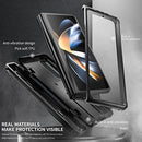 Samsung Galaxy Z Fold 4 Case with Hinge Protection Built-in [Screen Protector] [Kickstand]