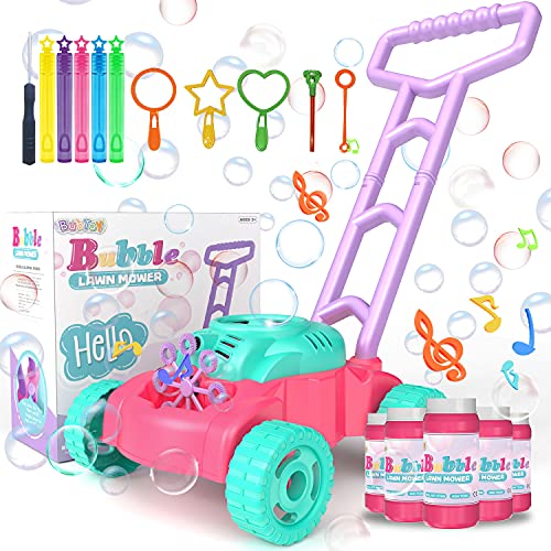 Girls Toys, Toddler Toys Bubble Machine for Girls,Automatic Bubble Mower Toys