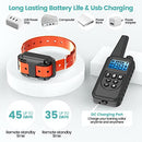 Dog Training Collar, Range 2600ft Rechargeable Dog Collar with Remote, 4 Modes