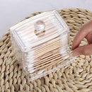 7 OZ Cotton Swab Pads Holder, Qtip Cotton Buds Ball Dispenser, Bathroom Containers