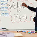 Low-Odor Dry Erase Markers, Chisel Tip, Black, 4-Count