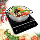 Induction Cooker 1800 Watt, Induction Cooktop, Electric Burner with Stainless Steel Pot
