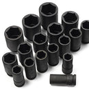 Drive Deep Impact Socket Set, 22 Piece | Standard SAE Sizes (7/8-Inch to 2-Inch)
