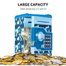 ATM Piggy Bank for Boys Girls, Mini ATM Coin Bank Money Saving Box with Password