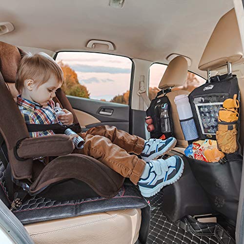 Oasser Kick Mats Car Seat Back Protectors Back of Seat Organizers 2 Pack XL