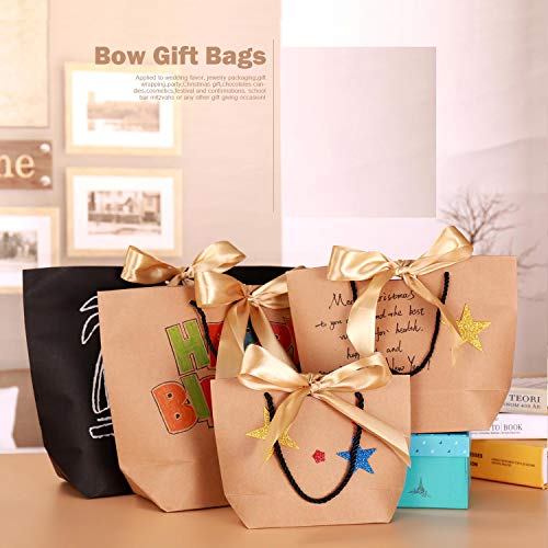 Gift Bags with Handles- WantGor 14x10x4inch Paper Party Favor Bag Bulk