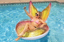 Poolmaster Glitter Pixie Inflatable Swimming Pool Party Float (48 Inch), Multi-Color