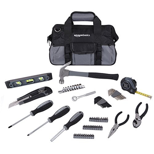 65 Piece Home Basic Repair Tool Kit Set With Bag