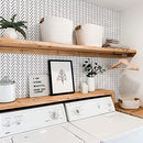 Black and White Peel and Stick Wallpaper Herringbone Contact Paper