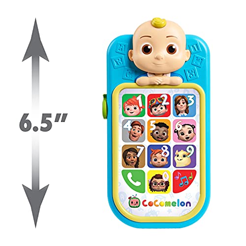 CoComelon JJ’s First Learning Toy Phone for Kids with Lights, Sounds, Music