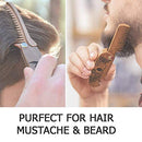 Wooden Beard Comb for Men Folding Pocket Comb