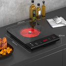 1600W Electric Hot plate Single Burner,Portable Electric Stove for Cooking,Infrared Burner