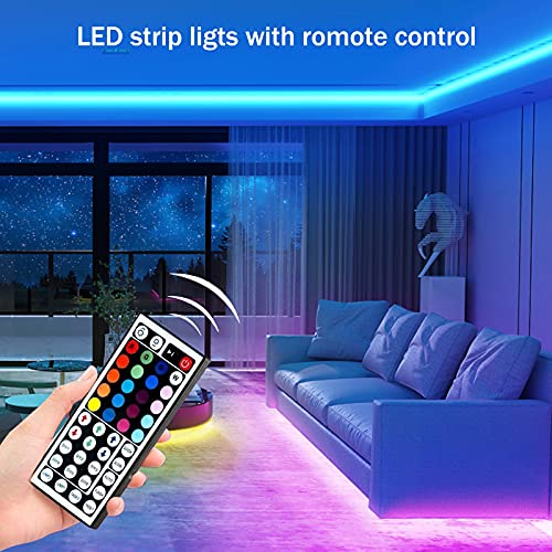 40ft Led Strip Lights XIER Color Changing Led Light Strips LED Strips w/ Remote