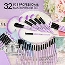 32pcs Makeup Brush Set, Makeup Brushes Set Foundation Blending Cosmetic Brush Set