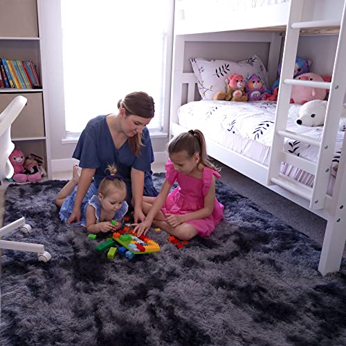 5.3 x 7.5 Feet Shag Area Rug, Super Soft Fluffy Shaggy Rugs Floor Carpet for Living Room