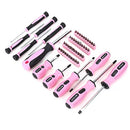 Pink Tool Set,220-Piece Lady's Home Repairing Tool Kit