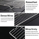 Baking Sheet with Rack Set, Umite Chef Stainless Steel 16 x 12 x 1 Inch Cookie Sheet